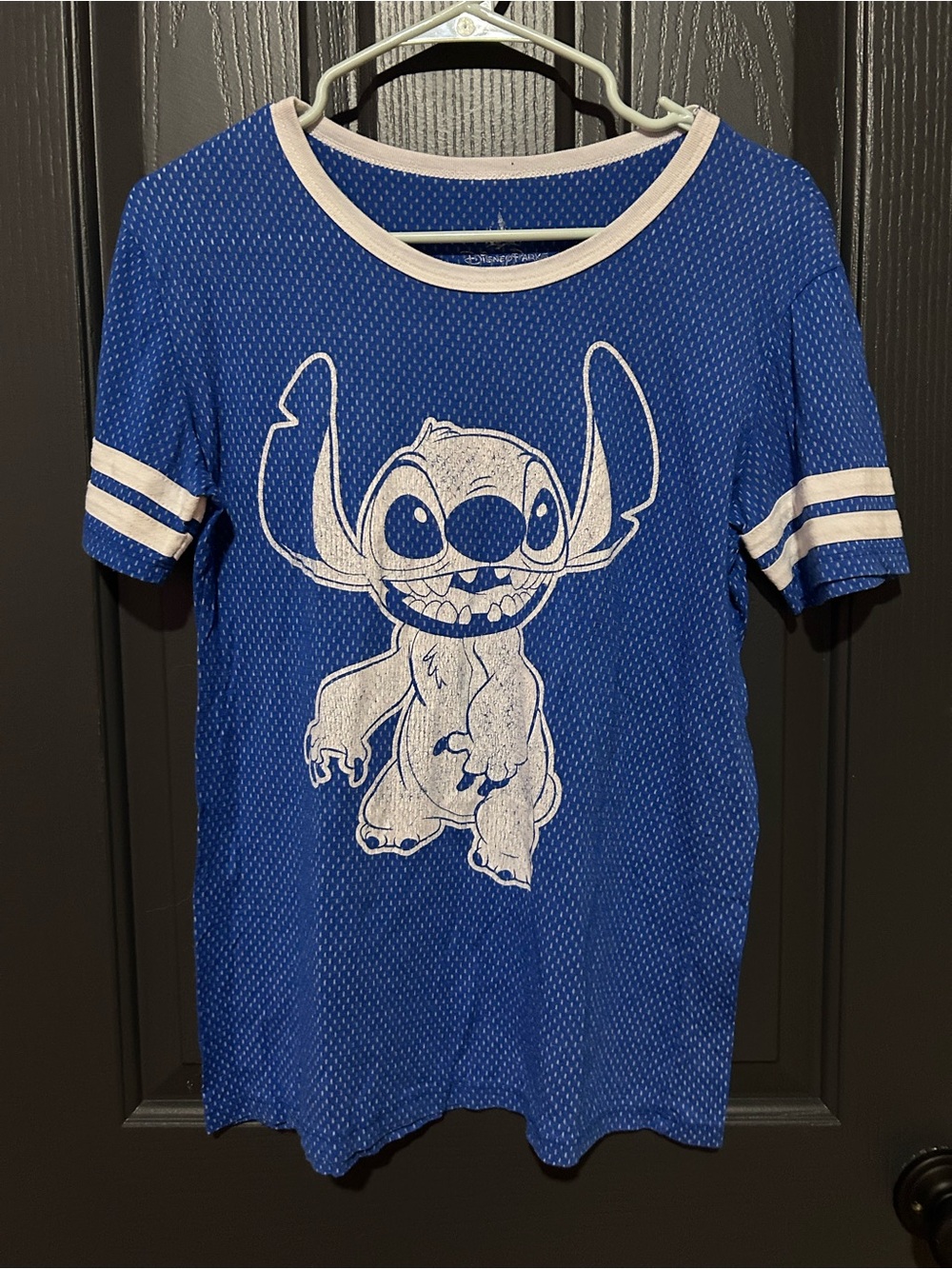 Disney Parks Lilo & Stitch Stitch Blue Jersey T-Shirt "Established 02"